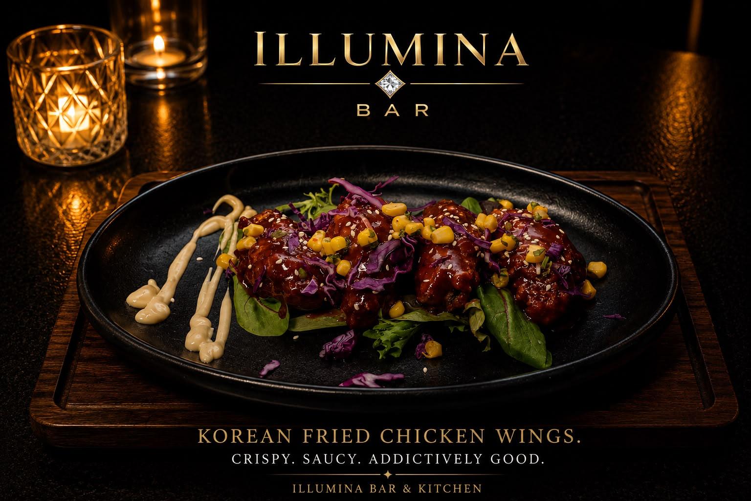 Illumina Korean fried chicken wings
